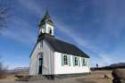 Iceland, Thingvellir National Park. Althing, open air parliament met here from 930 AD until 1798. Art Print